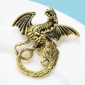 VINTAGE DRAGON BROOCH / PIN